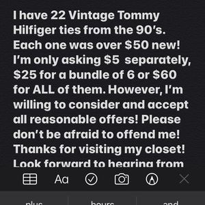 Vintage Tommy Hilfiger ties purchased in the 90’s